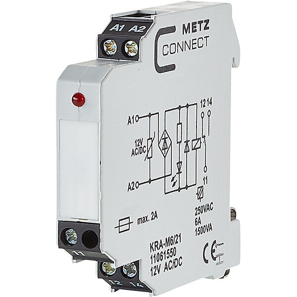 METZ CONNECT Koppelbaustein 1W KRA-M6/21 12AC/DC